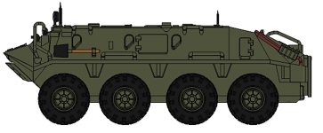 NPE Modellbau NA88270 - H0 - Schützenpanzer SPW 60 PA NVA Führungsfahrzeug